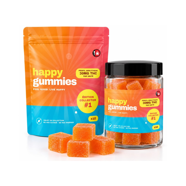 Gummies THC Édition Collector #1 — Agrumes (30 mg) — Happy Gummies