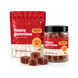 Gummies THC Édition Collector #5 — Cerise Noire & Grenade (30 mg) — Happy Gummies