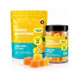 Gummies CBD Édition #1 — Agrumes & Yuzu (25 mg) — Happy Gummies