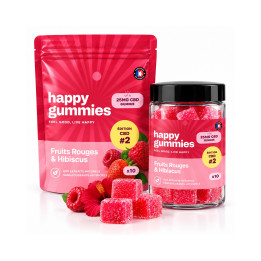 Gummies CBD Édition #2 — Fruits Rouges & Hibiscus (25 mg) — Happy Gummies